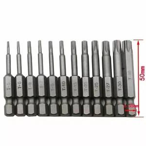Security Torx Bit Set Quick Change connect impact driver drill Tamper Proof - Picture 1 of 65