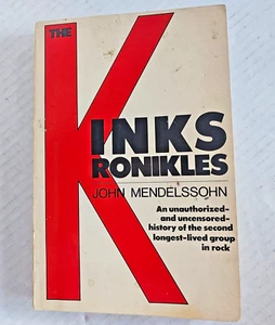 Vintage 1984 The Kinks Kronikles by John Mendelssohn Paperback Book 0688-02983-3 - Picture 1 of 8