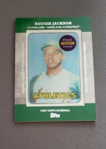Parche conmemorativo de novato Topps Manufactured 2013 #RCP7 Reggie Jackson - Imagen 1 de 2