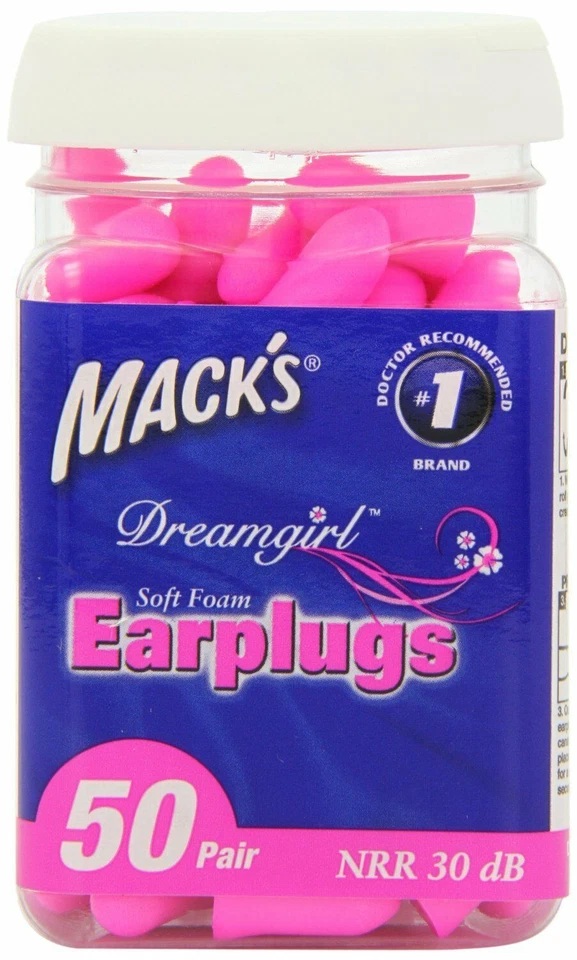 MACKS MACK'S Dreamgirl weicher Schaum Ohrstöpsel (50 Paar)