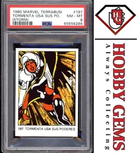 STORM PSA 8 1980 Marvel Terrabusi #197 - Picture 1 of 2