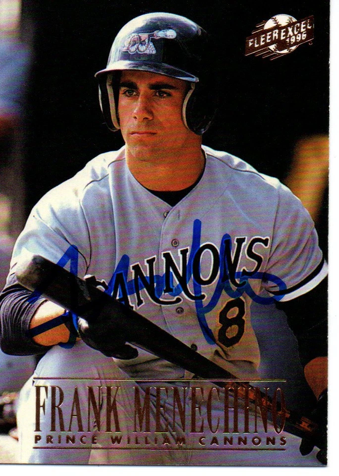 Frank Menechino 1996 Fleer Excel Signed Card - Image 1 of 1