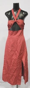KeepSake Women's Raquel Fit & Flare Halter Midi Dress CD4 Rouge Small (US:4) - Picture 1 of 4