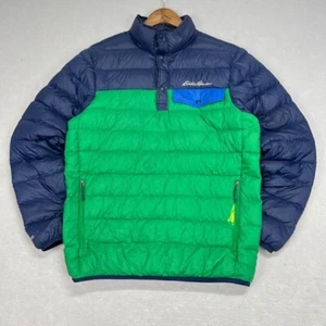 Eddie Bauer 650 Goose Down Puffer Jacket S Pullover Packable Hiking Lightweight - Picture 1 of 8