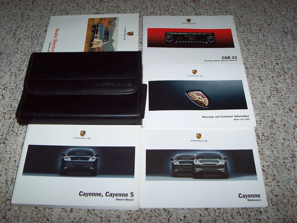 Porsche Cayenne & Cayenne S 2005 manual de usuario del dueño 3,2 L V6 4,5 L V8 xo Foto 1 de 1