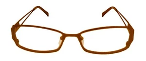 Fabio Alberti Unisex Optical Frame FA890 1 Metal Rectangle Matte Brown 52MM - Picture 1 of 5