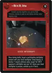 We're Hit, Artoo (Theed Palace) | Decipher Star Wars CCG | NM/LP - Bild 1 von 1