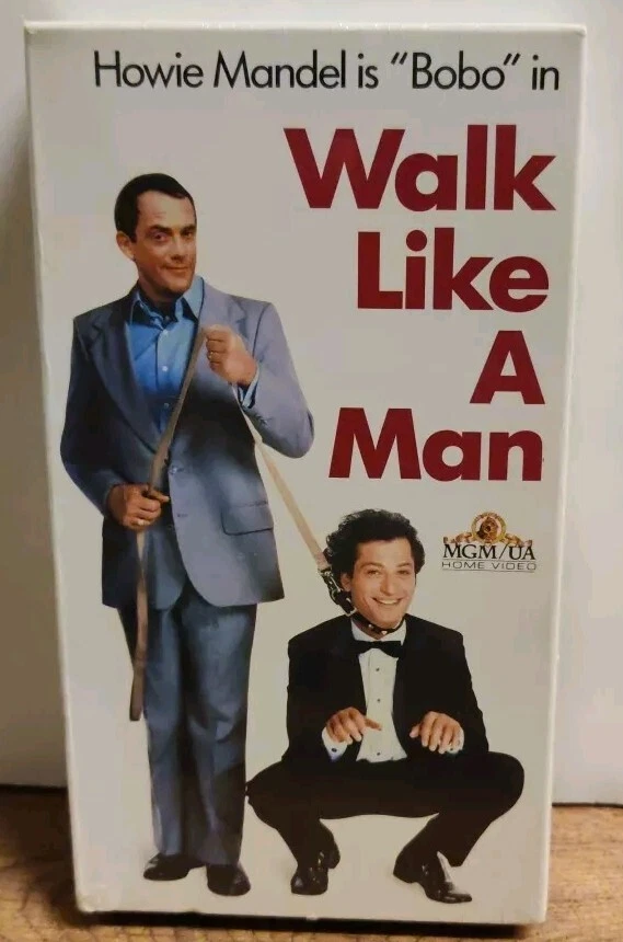 Walk Like a Man VHS 1987 Howie Mandel Christopher Lloyd Blockbuster Video Movie  - Image 1 of 1
