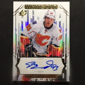2016-17 UPPER DECK SPX HOCKEY SAM BENNETT WHITE OUT SIGNATURE CARD NO. WO-SB