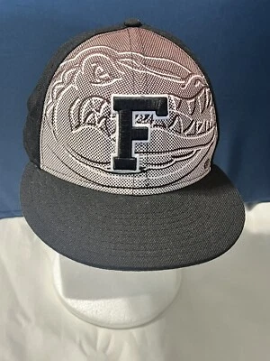 Gorra ajustada Florida Gators para hombre negra piel de reptil Bill plateada New Era 59Fift Foto 1 de 4