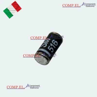 DIOTEC 2 Pezzi SM516 DIODO RADDRIZZATORE 1600V 1A MELF SMD