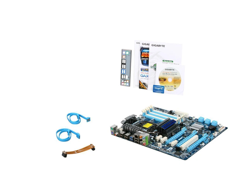 GIGABYTE GA-X58-USB3 Intel X58 LGA 1366 USB 3.0 ATX Motherboard - Image 1 of 4