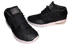 Nike SB Stefan Janoski Herren Jungen 807507-001 Größe 6 All Black Mid Top Größe 6 - Bild 1 von 5