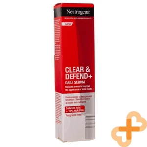 Neutrogena Transparente & Defend + Diario,Diario Serum 30ML Acné Limpiar Piel - Imagen 1 de 24