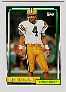 Tarjeta de fútbol americano 1992 Topps #696 Brett Favre Green Bay Packers - Imagen 1 de 1