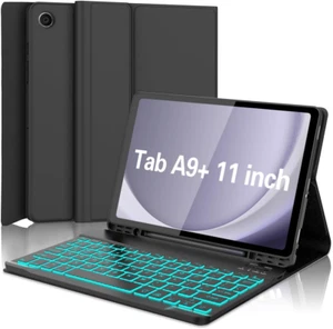 Galaxy Tab A9 plus Case with Keyboard 5G 11 Inch 2023 (SM-X210/X216/X218), 7 Col - Picture 1 of 7