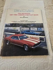 302 The Definitive 1967-1968 Camaro Z/28 Fact Book By Jerry Macneish 1st... - Picture 1 of 14