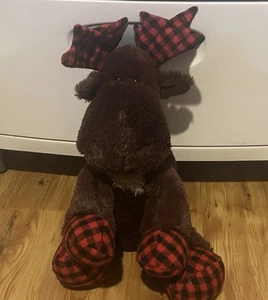 Juguete de peluche Bass Pro Shop franela alce 14" - Imagen 1 de 9