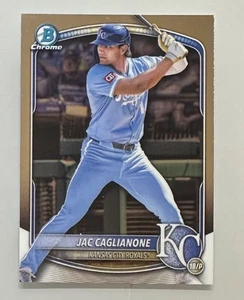 2025 Bowman Chrome Jac Caglianone #BCP-154 Royals - Bild 1 von 2