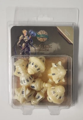 PolyHero Cleric 8 Dice Set Celestial Ivory W/ Fast Free Shipping! - Image 1 of 2