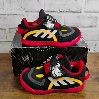 Adidas Disney X ActivePlay Talla 10K Niño Mickey Mouse Negro Blanco Rojo FV4258 Foto 1 de 4