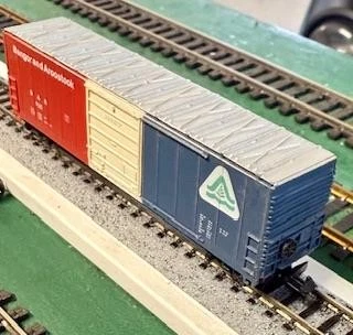 N Scale Life Like BAR 50’ boxcar with Rapido couplers - Image 1 of 1