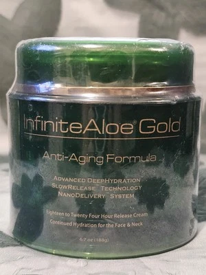 INFINITE ALOE GOLD~Anti- Aging Formula Advance Deep hydration~6.7oz New &Sealed  - Image 1 of 4