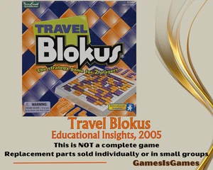 Board Game Parts: TRAVEL BLOKUS, Educational Insights, 2005, replacement pieces - Picture 1 of 45
