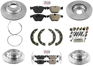 Disc Brake Rotors Disc Brake Pads Sensors Fits Bmw X1 AWD X Drive 2.0L 12-15 - Picture 1 of 7