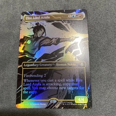 Fire Lord Azula (Borderless) (Foil) #0313, MTG Avatar The Last Airbender NM - Image 1 of 4