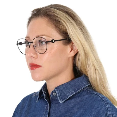 Versace демо овальные женские очки VE1273D 1009 54 VE1273D 1009 54 - Изображение 1 из 4