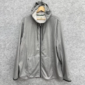 Tek Gear Herren Full Zip Athletic Hoodie Fleece Thermo Workout, grau, Gr. XXL - Bild 1 von 9