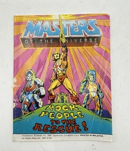 Rock People To The Rescue 1985 Mini Comic He-Man Masters of the Universe MOTU - Picture 1 of 4