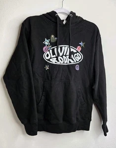 Olivia Rodrigo Guts Tour Small Hoodie Black Sweatshirt Official Concert Merch - Picture 1 of 5