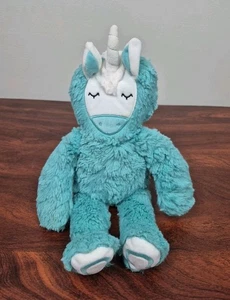 Slumberkins Sleeping Unicorn Teal 14" Plush Lovey Soft Lovie 2021 - Picture 1 of 17