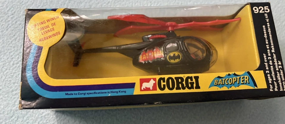 Corgi Toys 925 Batman Batcoptor OVP  neuwertig - Bild 1 von 4