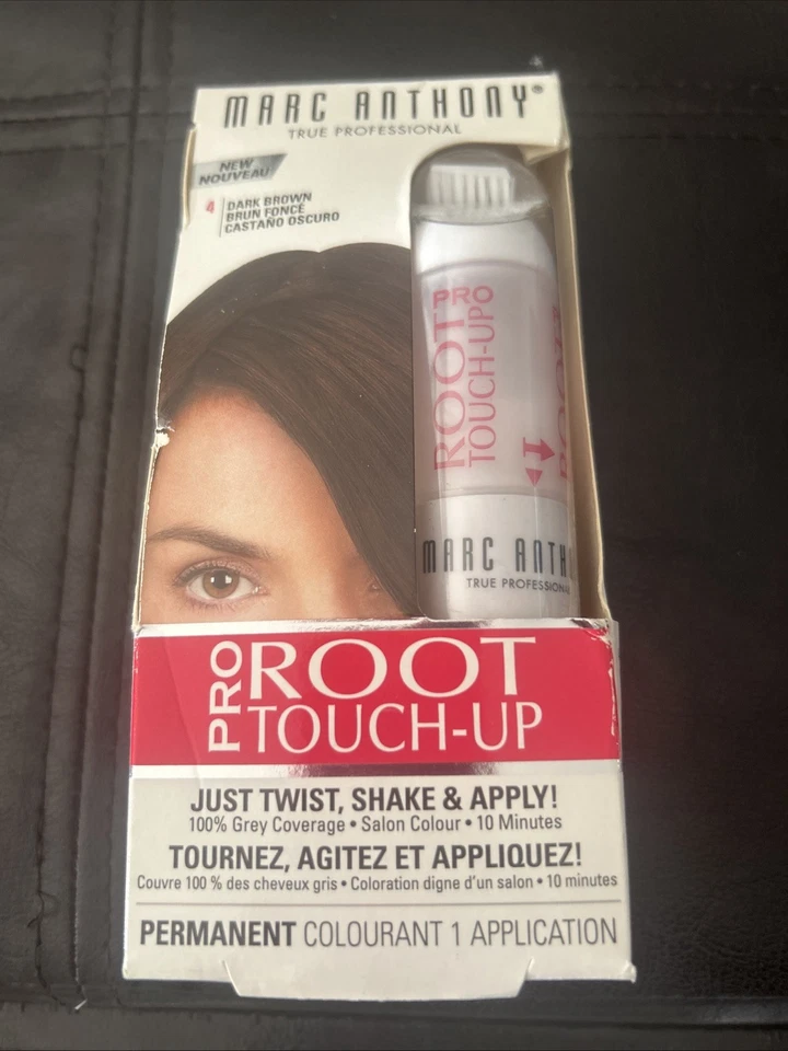 Marc Anthony True Professional PRO Raíz Retoque Marrón Oscuro 4 Tintes de Cabello Nueva Caja Foto 1 de 4