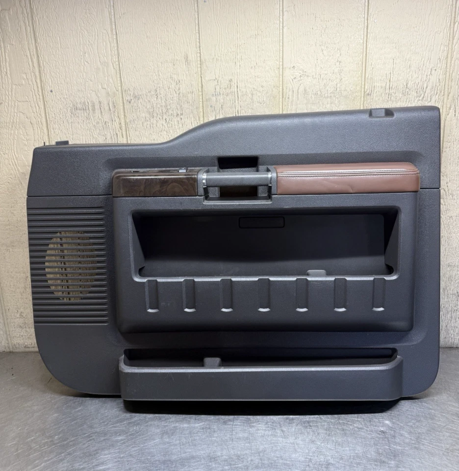 Panel de puerta interior delantero derecho Ford F250 Platinum 12-16 NEGRO Y MARRÓN OEM Foto 1 de 4