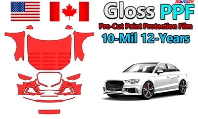 Película de protección de pintura PPF precortada para Audi RS3 Sportback 2017-2020 Foto 1 de 4