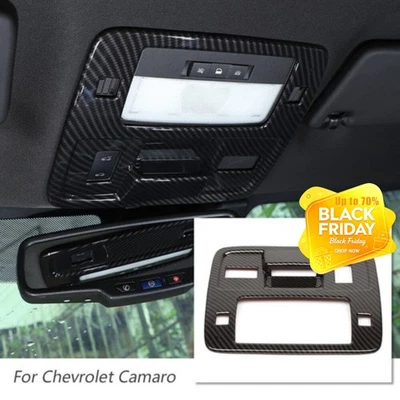 For Chevrolet Camaro 2010-2015 Carbon Reading Light Lamp Panel Cover Trim Frame - Image 1 of 4