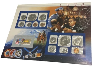 1973 P/D non circolata zecca set società commemorativa postale monete e francobolli - Foto 1 di 15