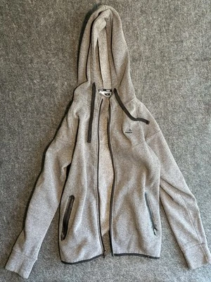 RBX Mujer Gris Medio Cremallera Sudadera con Capucha Chaqueta Rendimiento Sudadera Atlética Foto 1 de 4