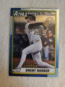 Paquete plateado Brent Rooker Oakland Athletics #T90C-105 Topps serie 2 2025 - Imagen 1 de 2