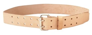 Leather Work Belt 2" Wide Tan - Heavy Duty Tool Belt for Construction & Carpe... - Picture 1 of 1