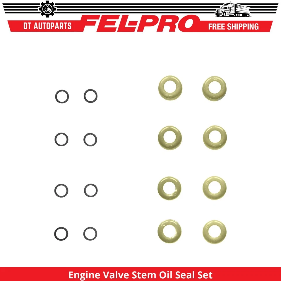 Para 1991-1993 Buick Roadmaster válvula de motor haste conjunto de vedação de óleo escape Fel-Pro - Imagem 1 de 1