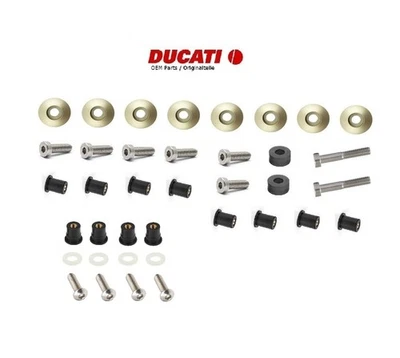Ducati 400 600 750 900 SS Supersport Superlight revestimiento juego de sujeción tornillos Foto 1 de 4
