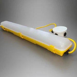 LEDBRITE 2ft 20W LED 110V Batten Light 6000K IP65 Korrosionsschutz Baustellenleuchte - Bild 1 von 9