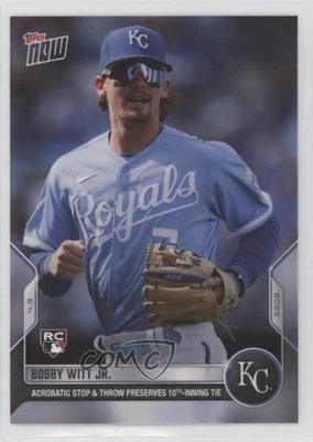 2022 Topps Now /6016 Bobby Witt Jr #21 Rookie RC - Image 1 of 2