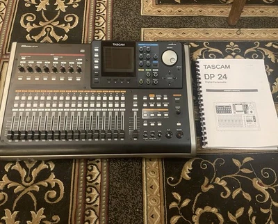Tascam DP-24 24-Digital Portastudio Multitrack Recorder w/CD drive and manual - Image 1 of 4