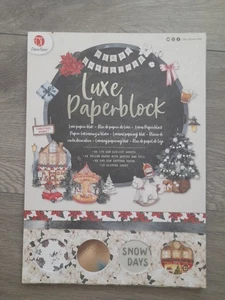 Luxus Papierblock "Merry Christmas"  Scrapbooking Basteln - Bild 1 von 17
